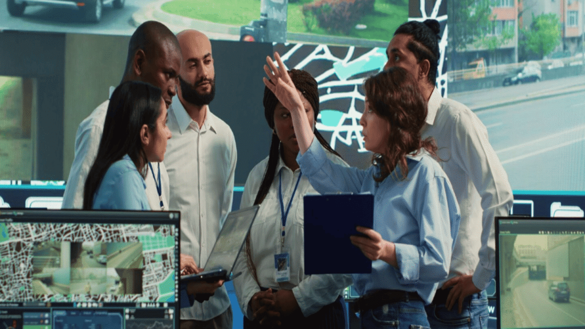 teams discussion over benefits of AI products