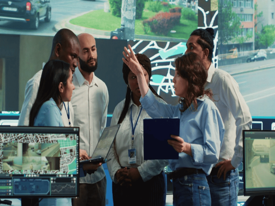 teams discussion over benefits of AI products