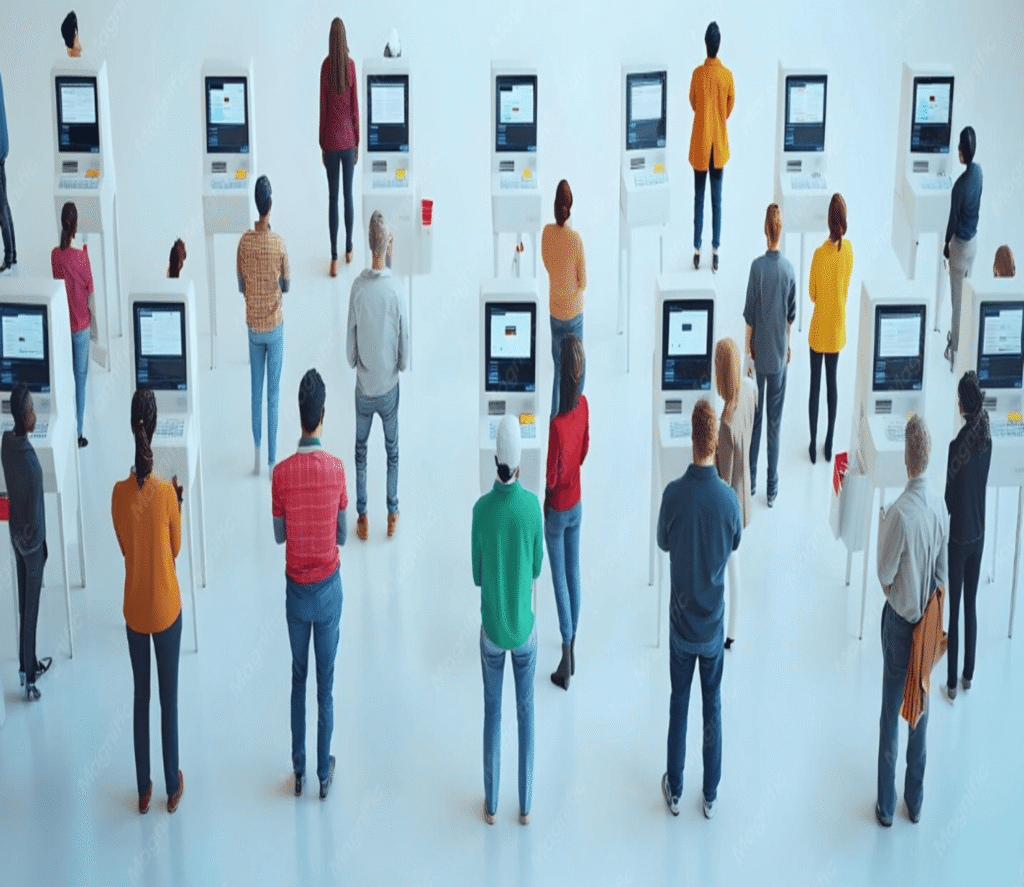 web check-in customers